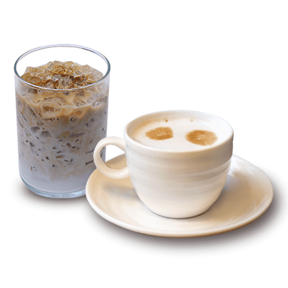 カフェラテ（ホット/アイス）写真