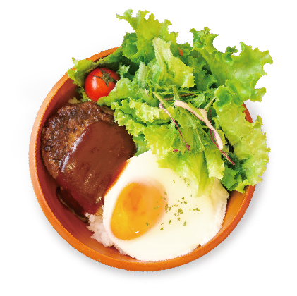 ロコモコ丼写真